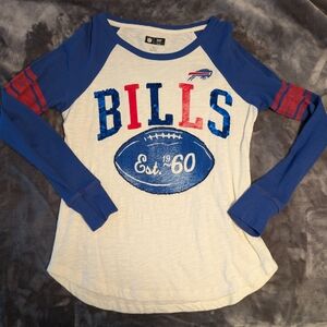 NFL Kids Blue and White Long Sleeve Shirt